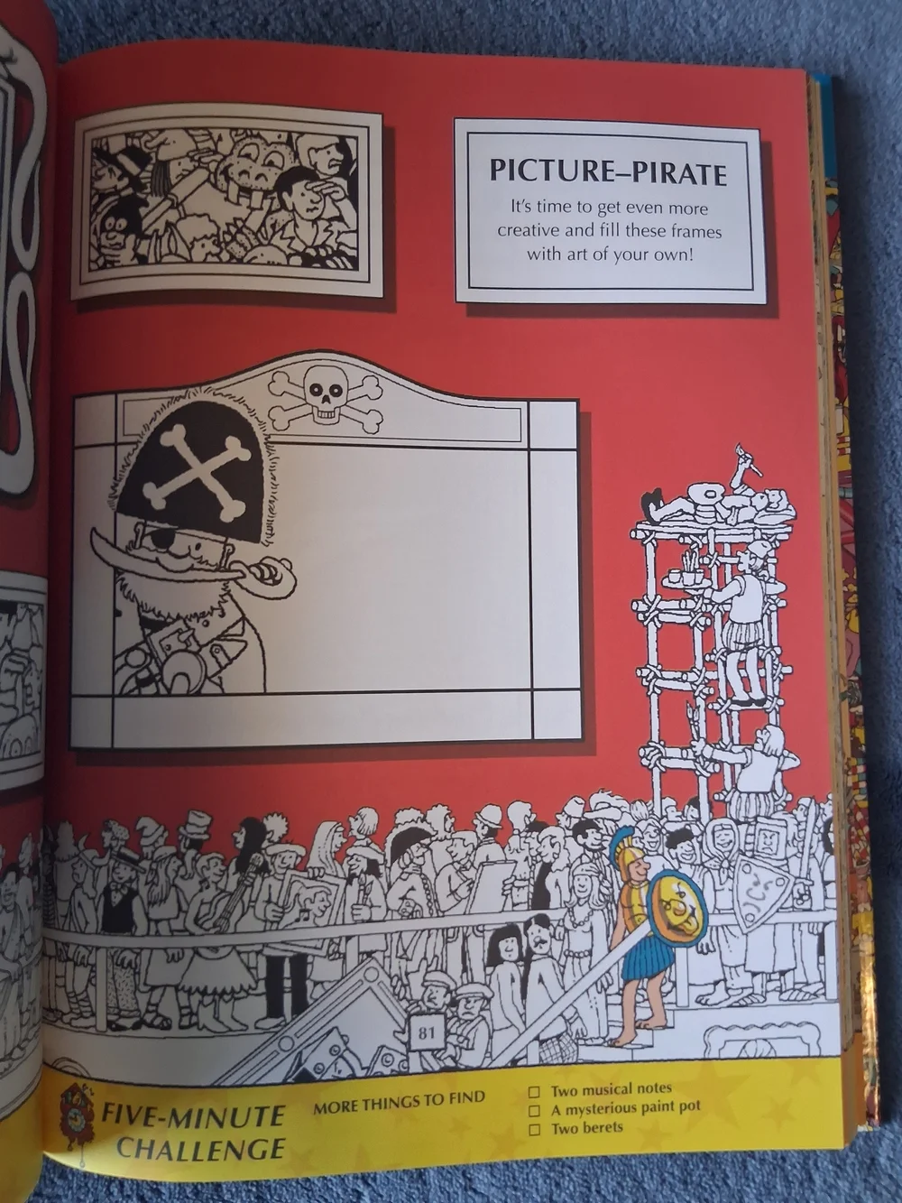 ​Where's Waldo The Boredom Buster Book - Blue/Red Kids Activity Book